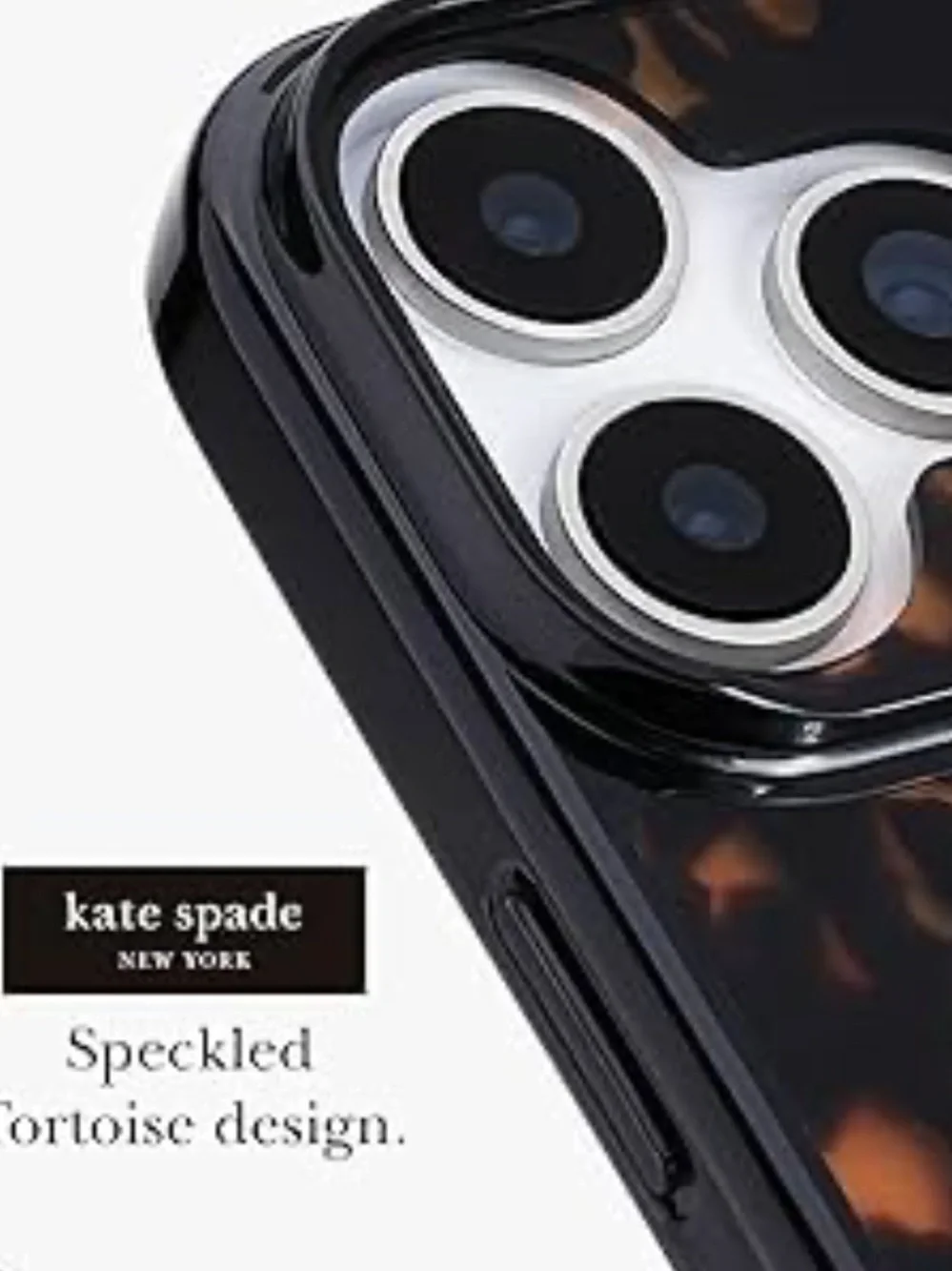 kate spade new york iPhone 17 Pro Max Case Tortoise / leopard MagSafe